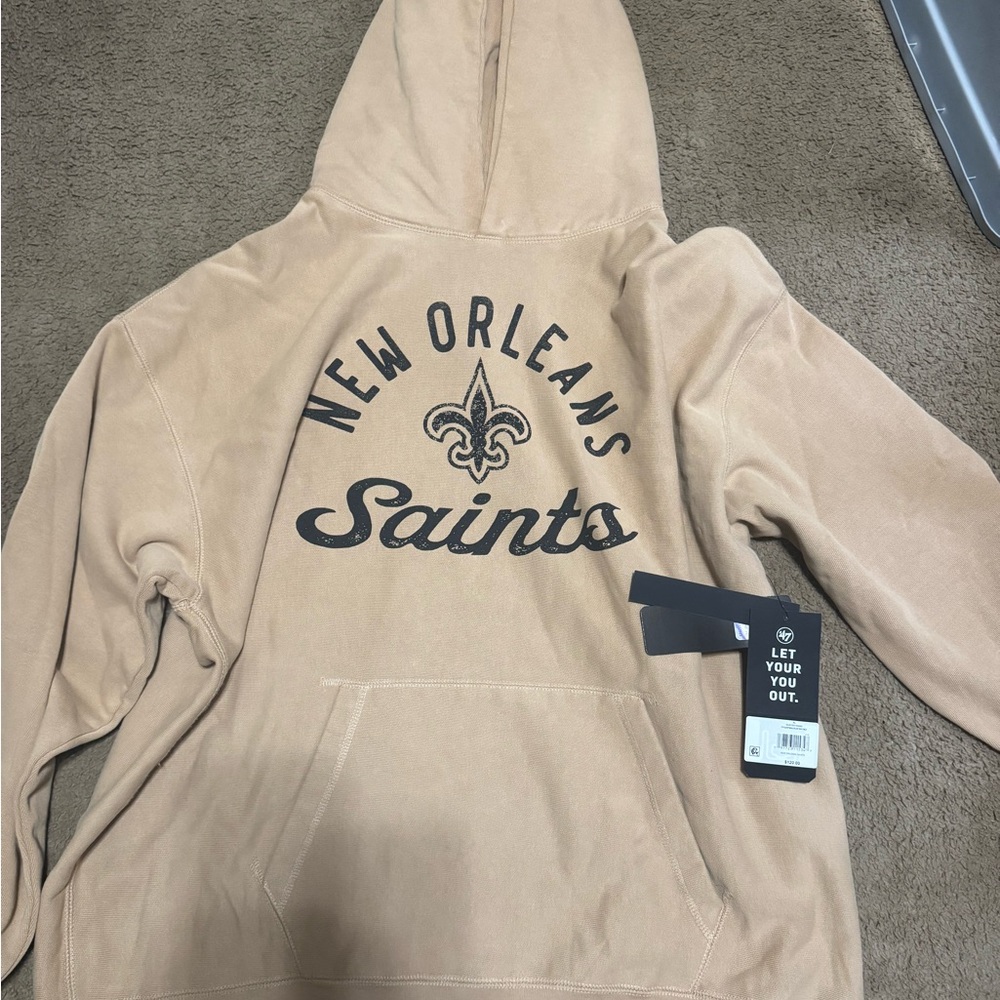 47 Tan New Orleans Saints Hoodie